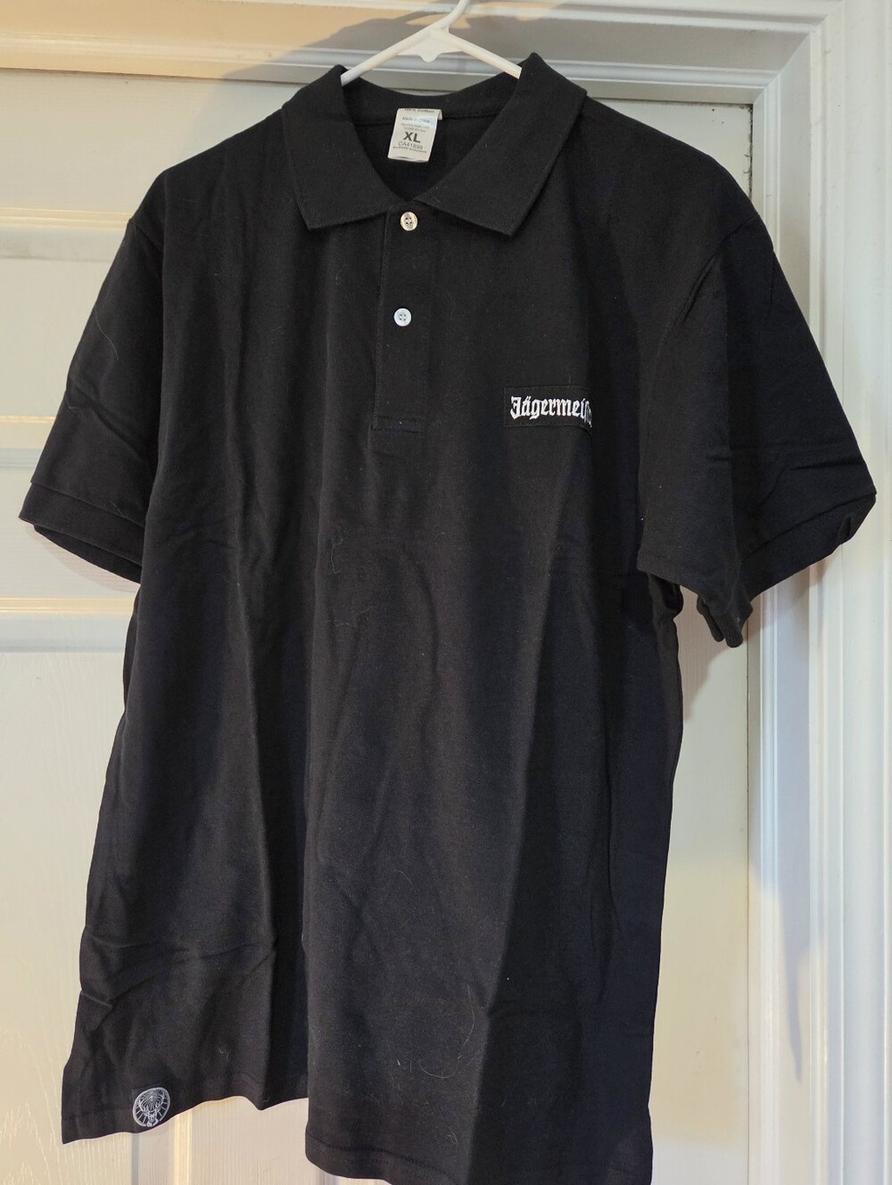 Jagermeister Men's Black Polo Short Sleeve Shirt XL